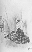 «Бэла». Иллюстрация В.А. Серова. 1891 г.