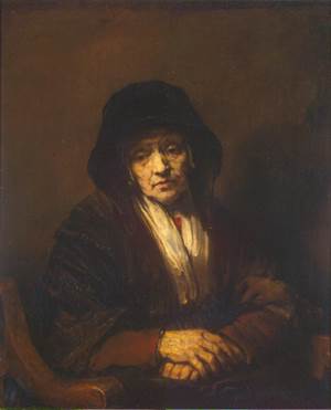 картина Рембрандта «Портрет старой женщины»