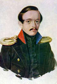 Портрет Лермонтова работы А.И. Клюндера (1838 год)